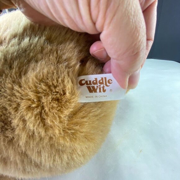 Vintage Cuddle Wit Sitting Brown Teddy Bear - Picture 8 of 11